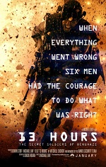 A soldier in full gear runs toward the camera, surrounded by flames. Movie poster. 