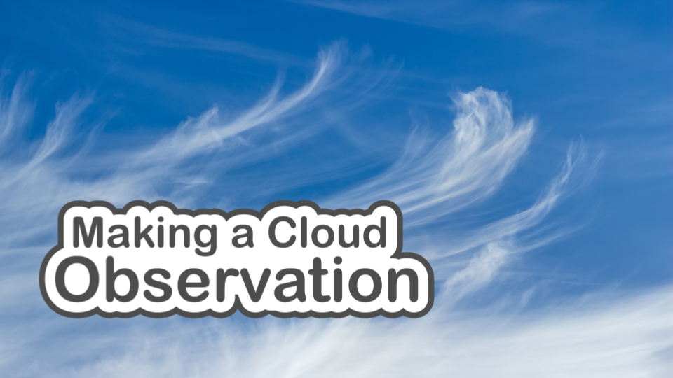 How to Make a Cloud Observation slide deck cover