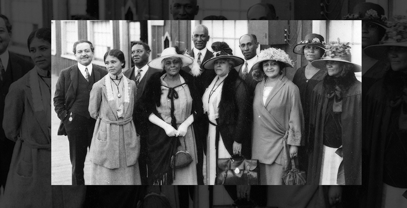 Members of the NAACP reads Inspiring Journeys.