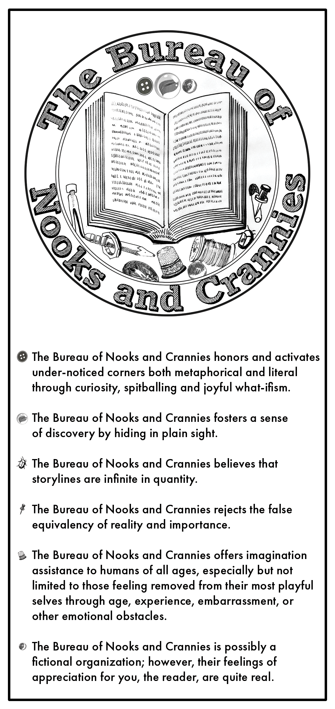 logo of bureau of nooks and crannies