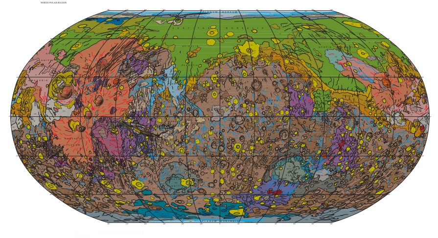 geological maps of Mars