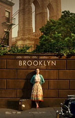 A woman in a dress leans against a brick wall. Movie poster