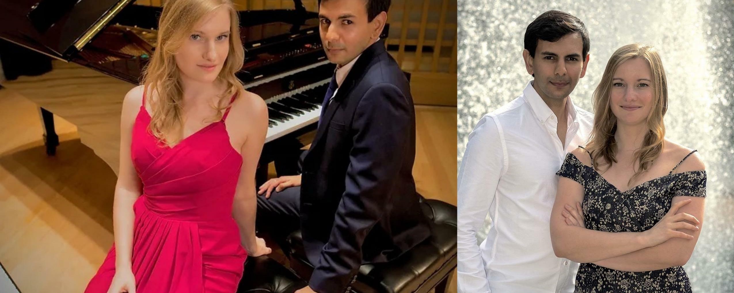 Vieness Piano Duo Vijay and Eva Live in Concert Los Angeles Public