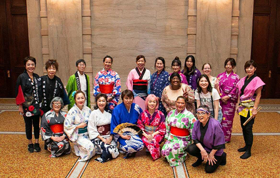 Japanese Folk Dance troupe