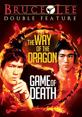bruce lee double feature dvd cover way of the dragon game of death