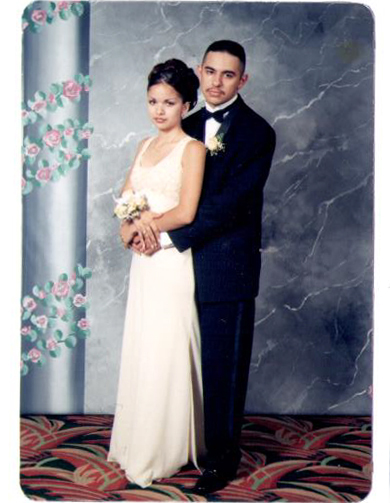 formal prom portrait from prom 2000