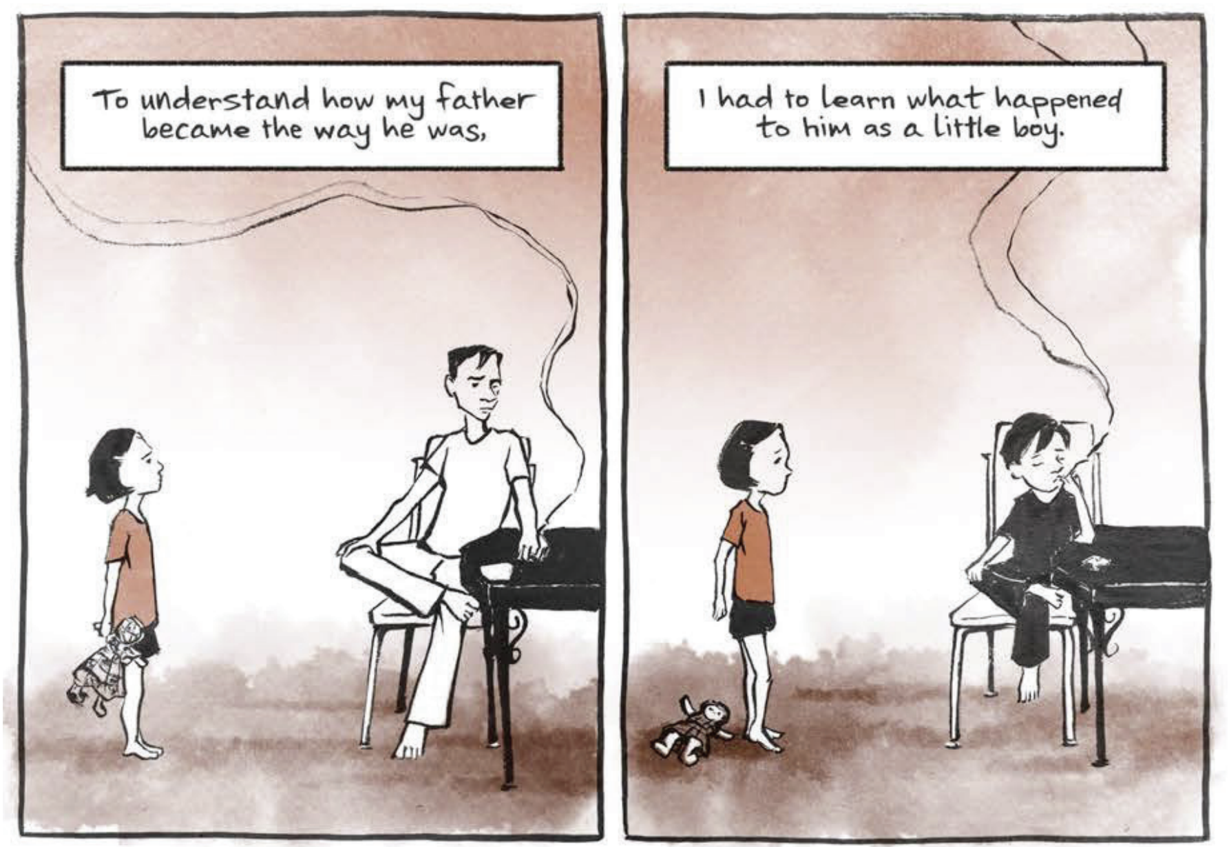 excerpt comic panel from the Best We Could Do