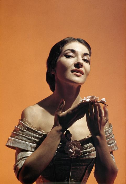 Maria Callas as Violetta in La Traviata
