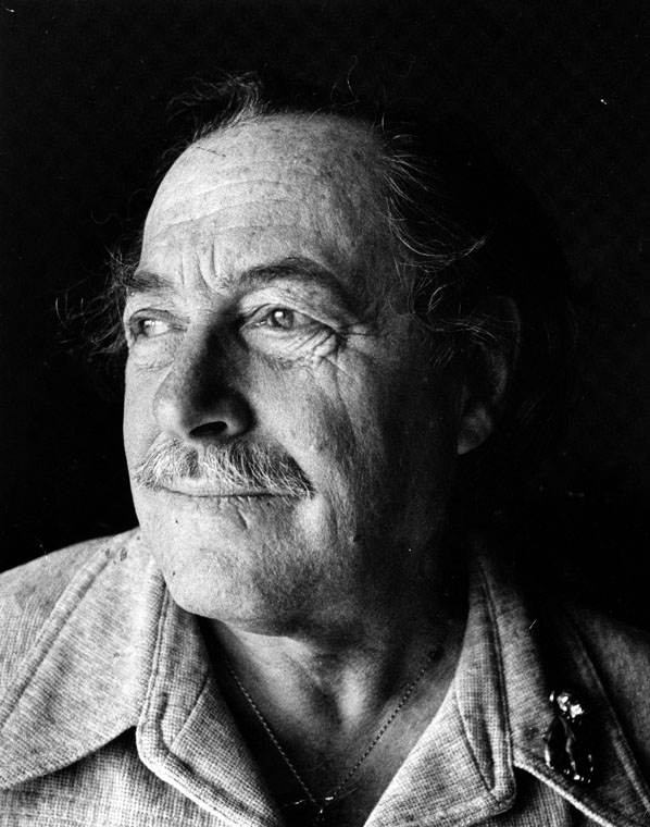 Portrait of Tennessee Williams dated February 6, 1979. Los Angeles Public Library Herald-Examiner Collection. 
