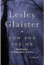 now you see me book cover photograph of bare trees with purple sky background.