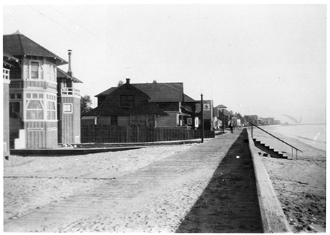 Looking east towards Long Beach from various points along the boardwalk