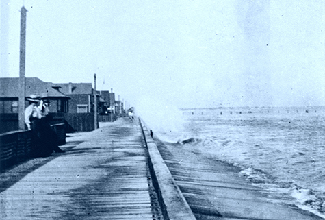 Looking east towards Long Beach from various points along the boardwalk