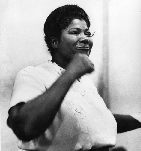 Fiery Mahalia Jackson
