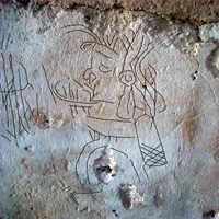Ancient Maya graffiti 