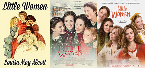 3 covers of Little Women
