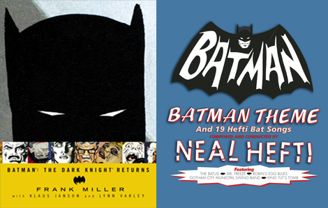 2 Batman book covers