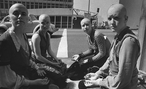 Manson "Family" members holding vigil