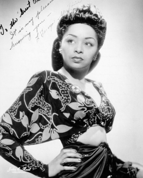 Fashion designer L’Tanya Griffin strikes a pose in this publicity photo