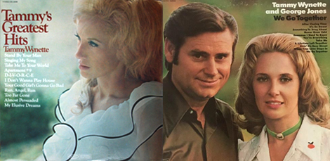 two tammy wynette album covers