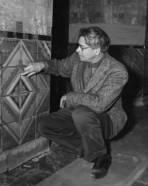 Inspecting Union Station tile