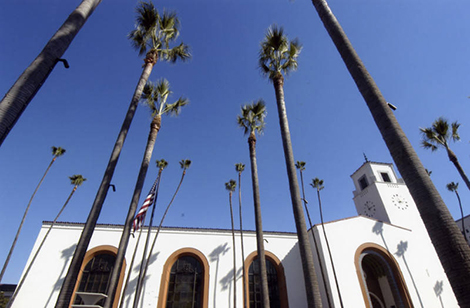Exterior view of Los Angeles Union Station