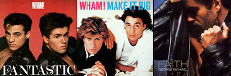 three George Michael albums