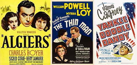 3 movie posters from the 1930s