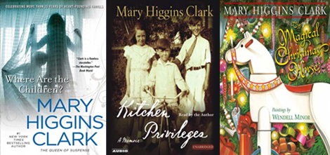 3 books by Mary Higgins Clark