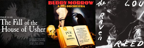 3 albums related to Edgar Allen Poe