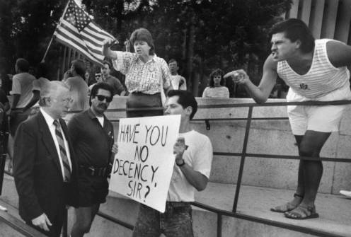 AIDS protest in Orange County