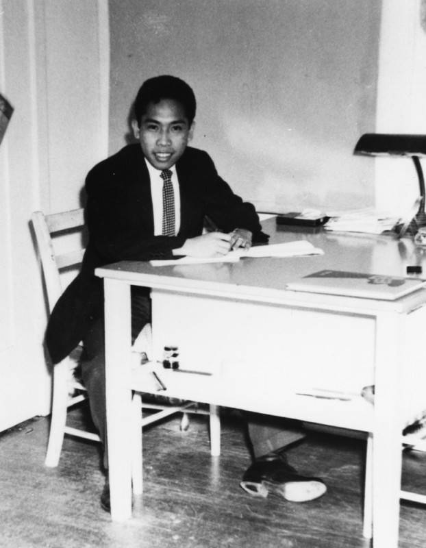 Royal Morales, dressed for his yearbook photo