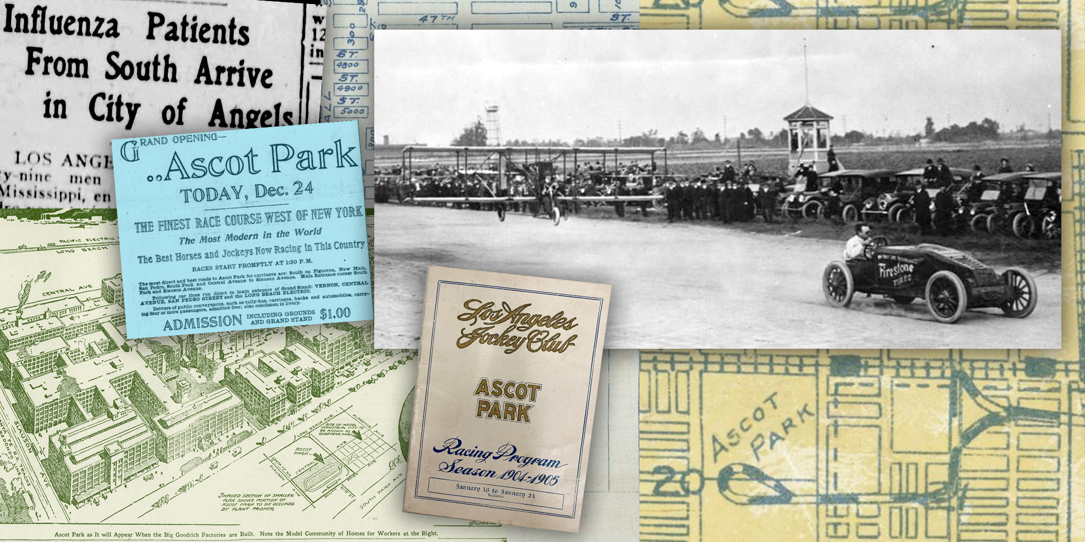 Drawing of the future Goodyear plant at Ascot Park