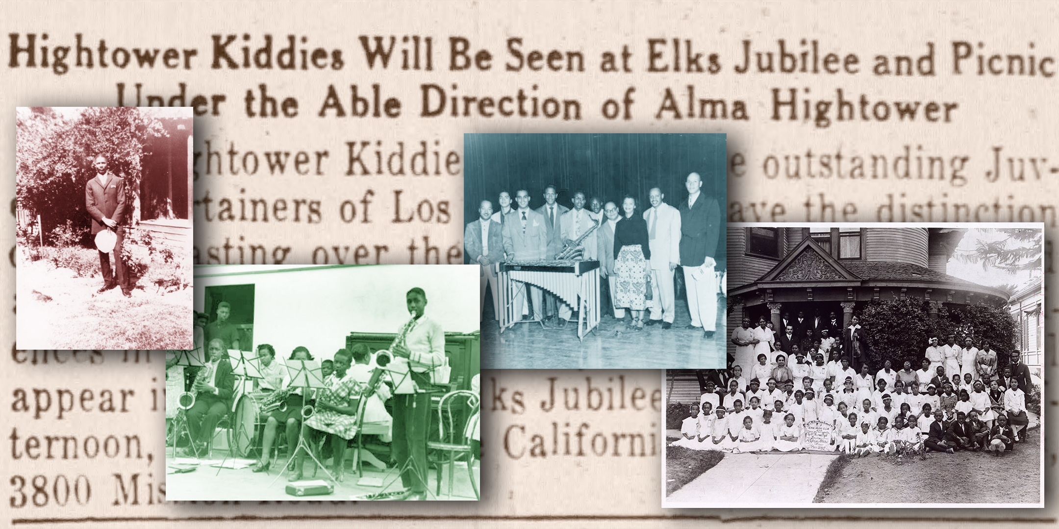 photo collage of the Hightower Kiddies