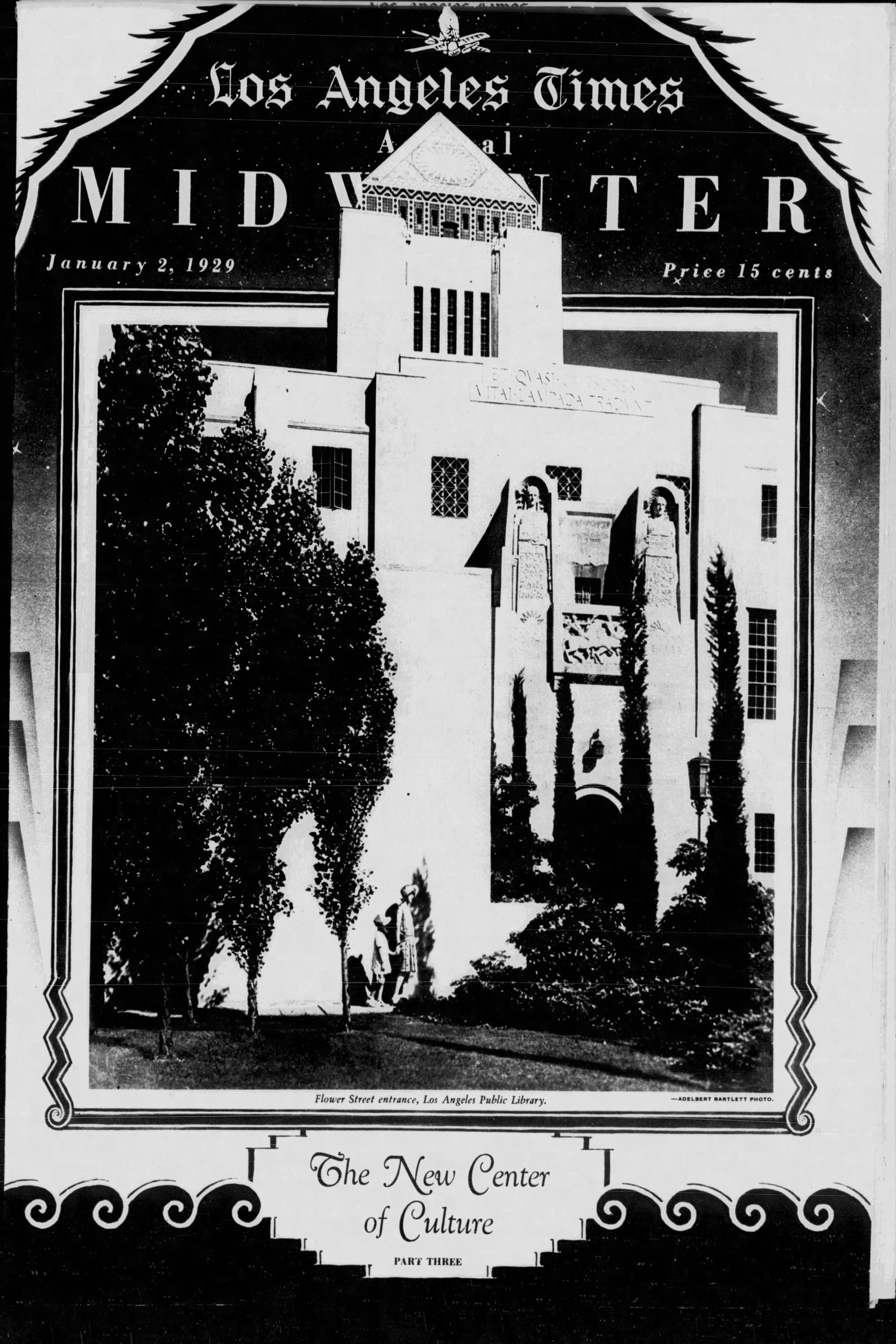 cover of the Los Angeles Times Midwinter issue 1929