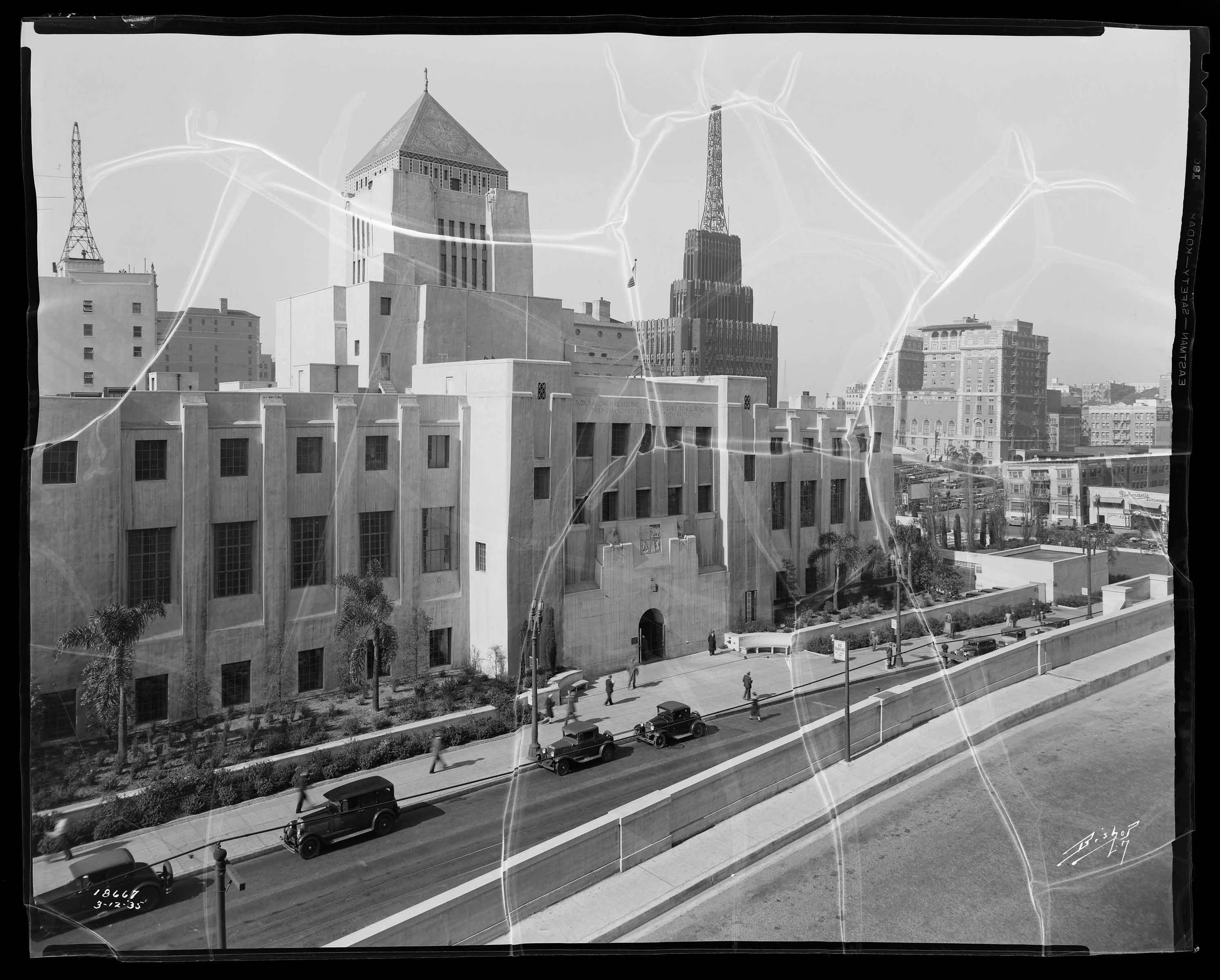 The Fifth Street side of Central Library 1935