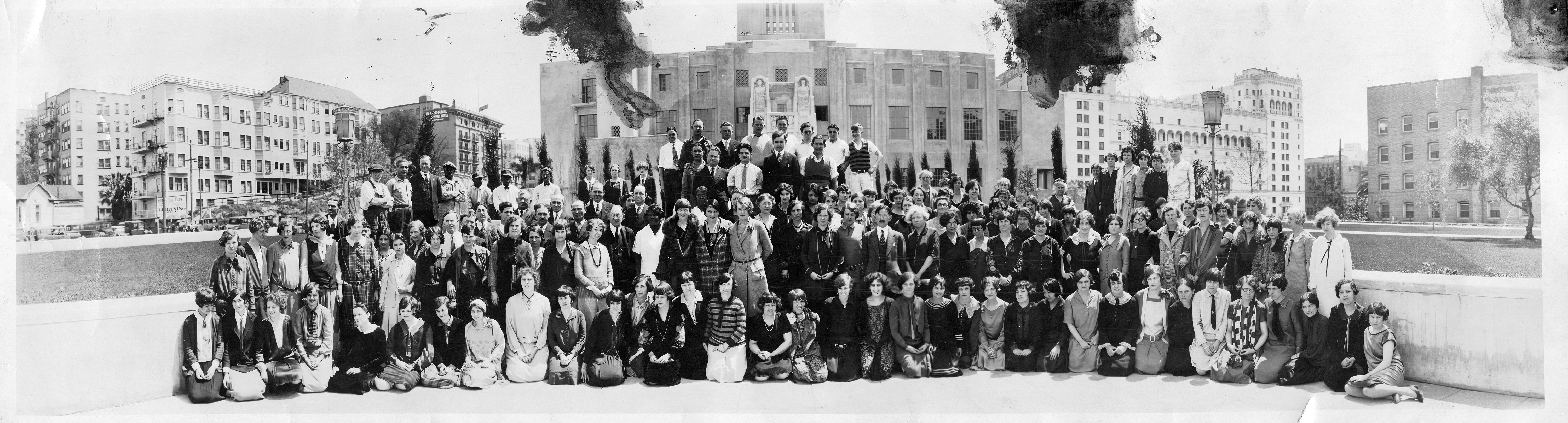 Central Library staff in 1926