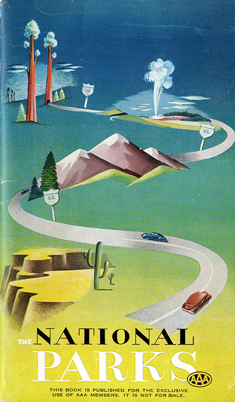 Vintage National Park Map