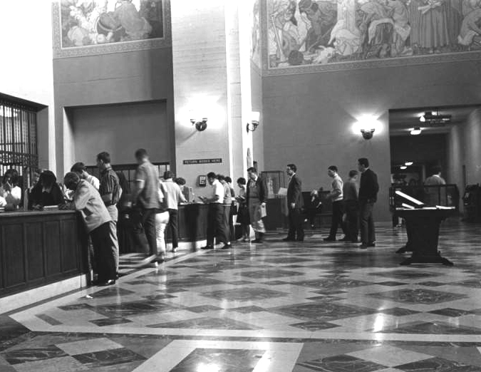Central Library rotunda 1965