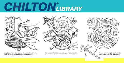Chilton logo with manual instructions