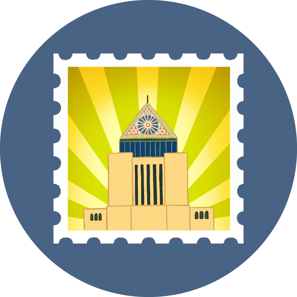 central tower stamp
