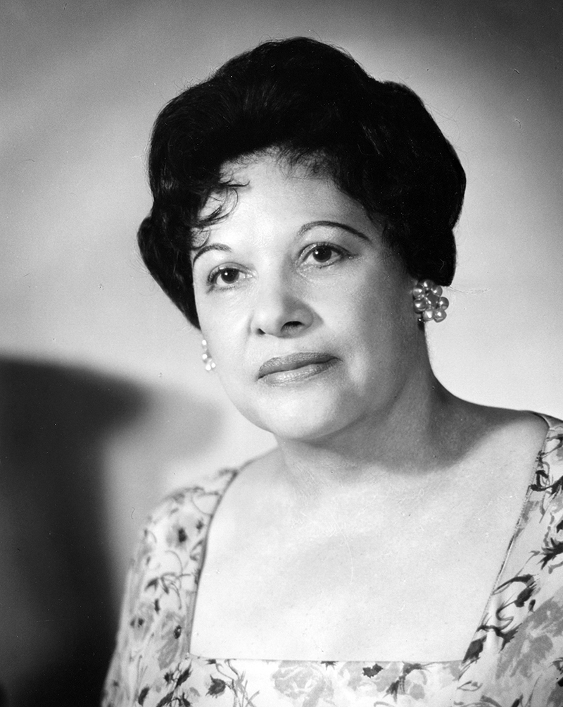 Portrait of Library Commissioner Leontyne B. King Portrait of Leontyne B. King