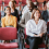 An audience listening to a lecture.