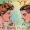 1908 Leap Year The Silent Proposal artist August Hutaf Vintage Postcard