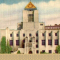 central library postcard from1920s