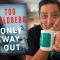 Author Tod Goldberg and his latest book, Only Way Out