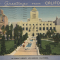 Linen postcard featuring Central Library, postmarked March 1943 