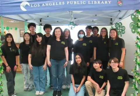 Platt Branch teen volunteers