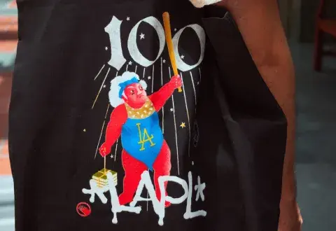 100 LAPL tote bag