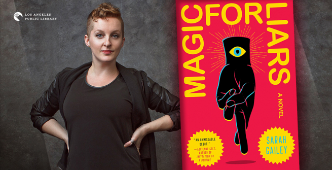 Author Sarah Gailey and her novel, Magic For Liars