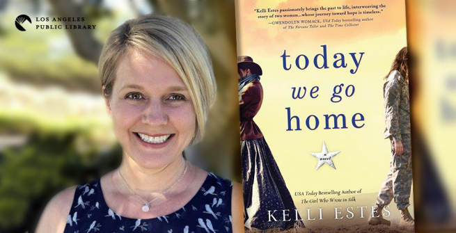 Kelli Estes and her latest novel, Today We Go Home